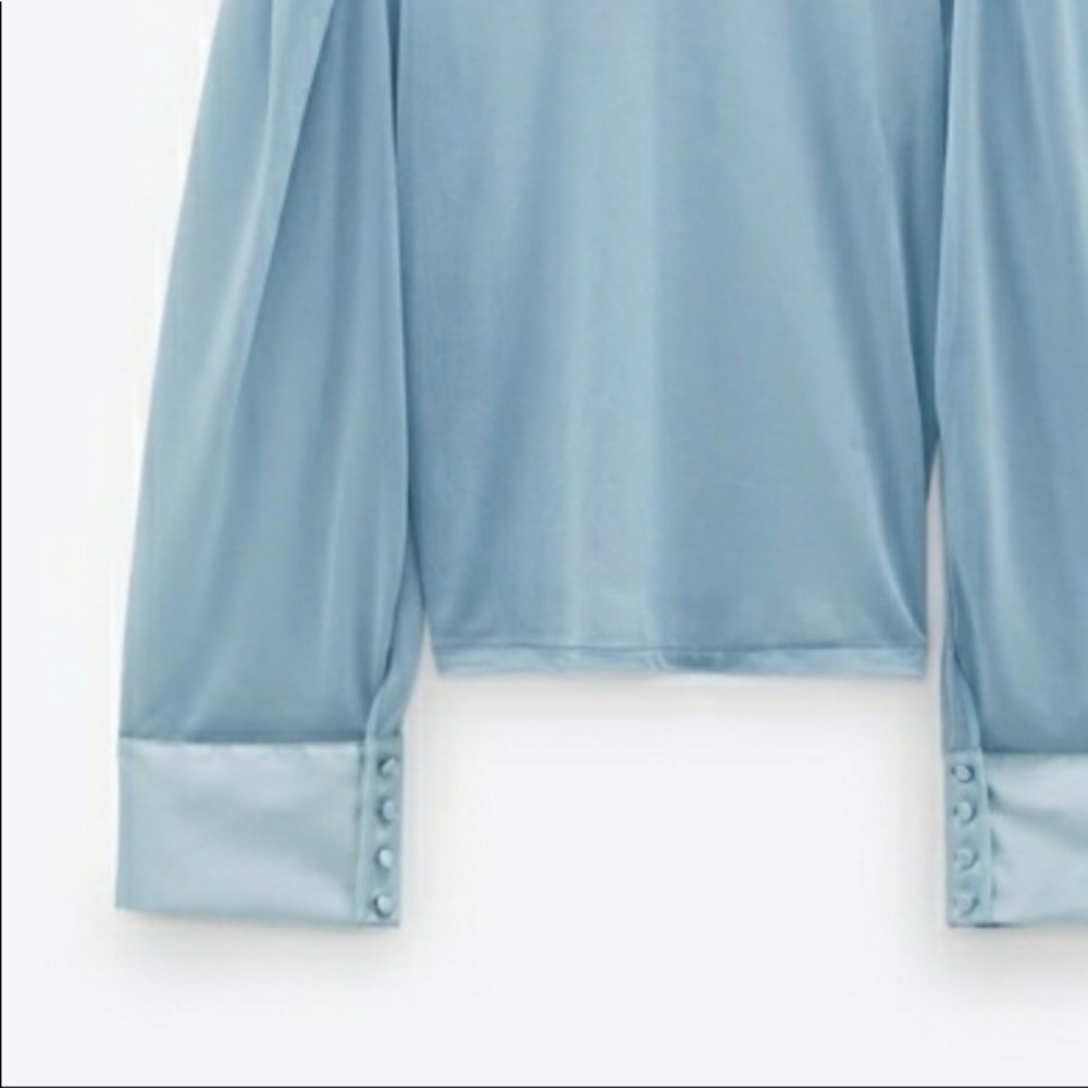 Semi-sheer tulle top - Picture 2 of 6